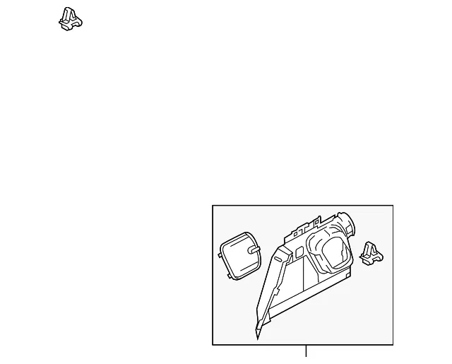 Trunk Side Trim - Driver's Side (LH) - Mazda (BBN9-68-870E-04)