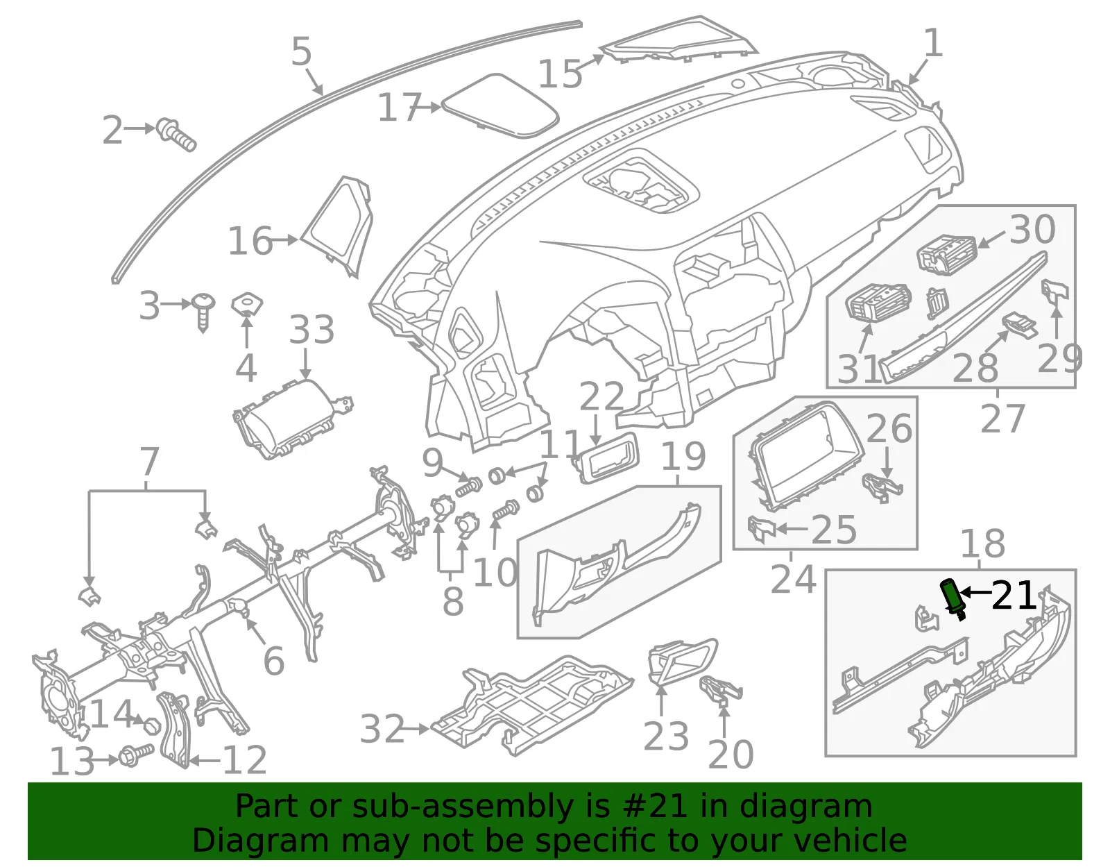 Instrument Panel Trim Panel Insulator - Mazda (BBP3-64-08X) - view 4