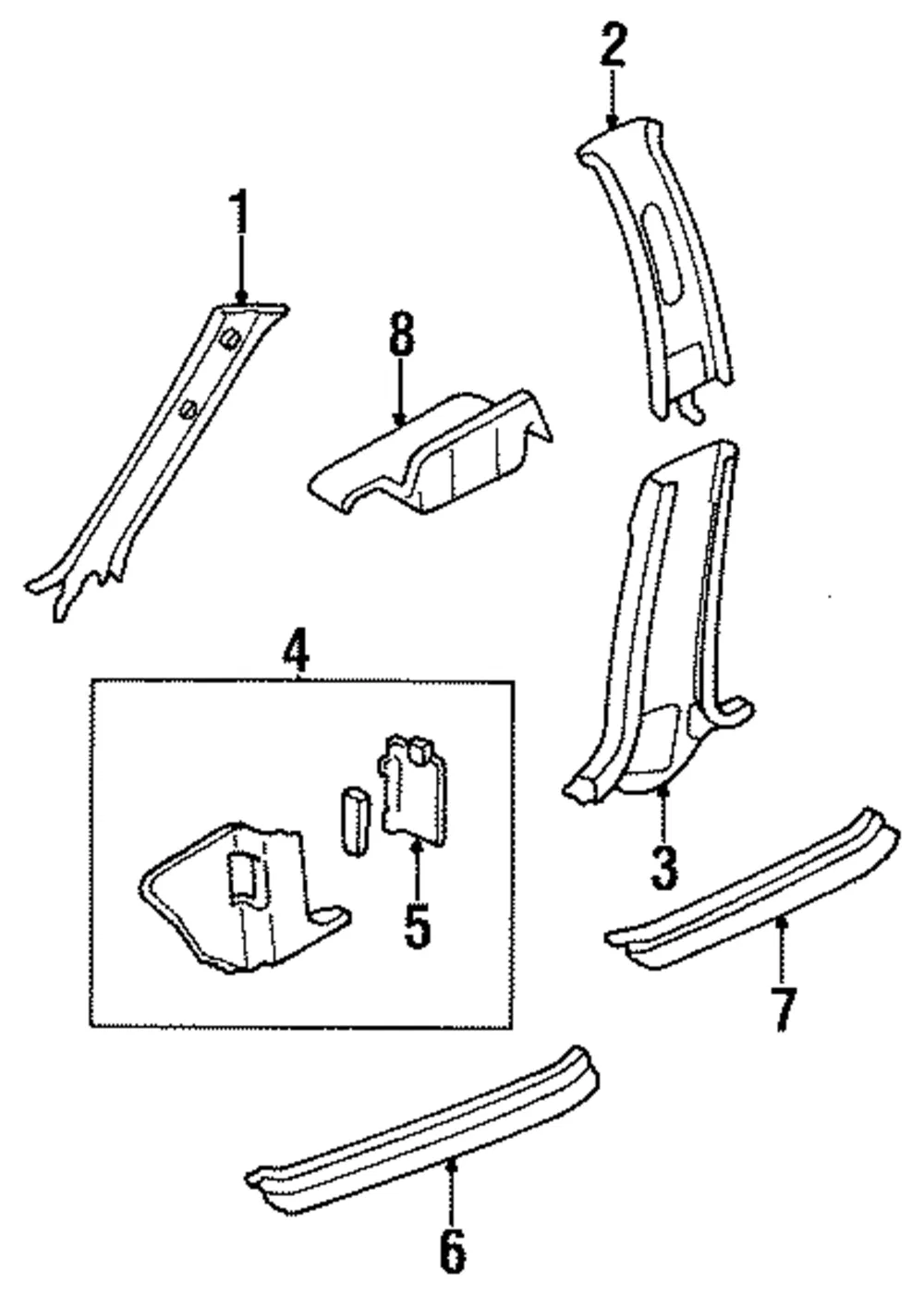 Cowl Trim - Passenger Side (RH) - Mazda (BC1D-68-370B-09)