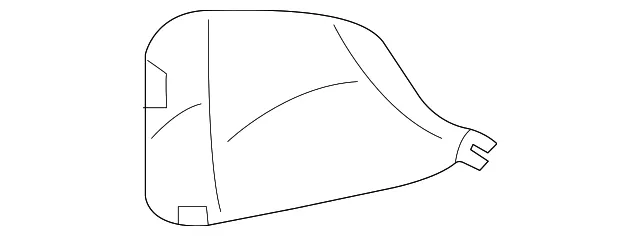 Cowl Trim Access Panel - Driver's Side (LH) - Mazda (BCJH-68-381-02)