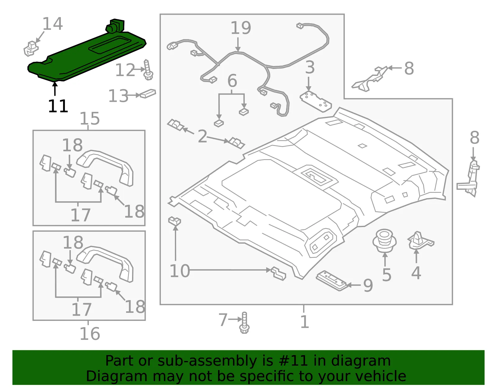Sun-Visor - Mazda (BCJL-69-320E-02) - view 5