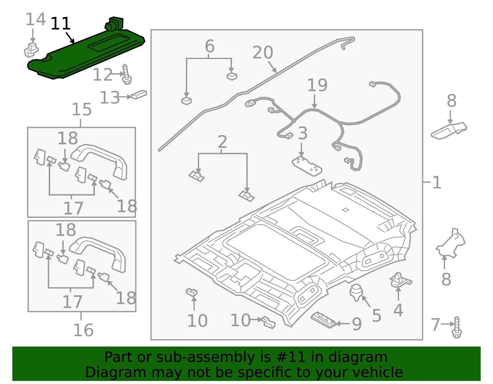 Sun-Visor - Mazda (BCJL-69-320E-75) - view 5