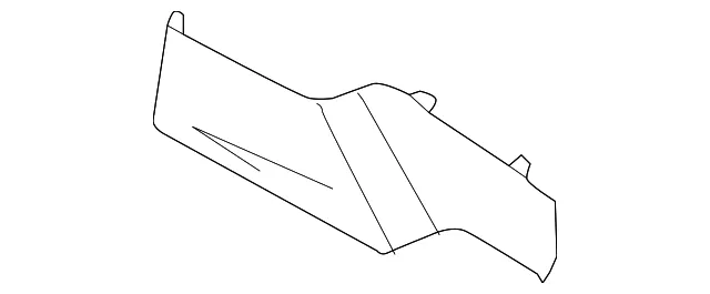 Upper Trim - Driver's Side (LH) - Mazda (BCJM-59-334A-02)