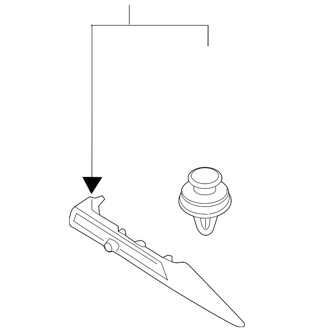 Upper Trim - Driver's Side (LH) - Mazda (BCKD-68-86ZA-02)