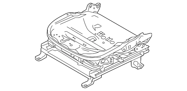 Seat Adjuster - Driver's Side (LH) - Mazda (BCN7-88-BF0)