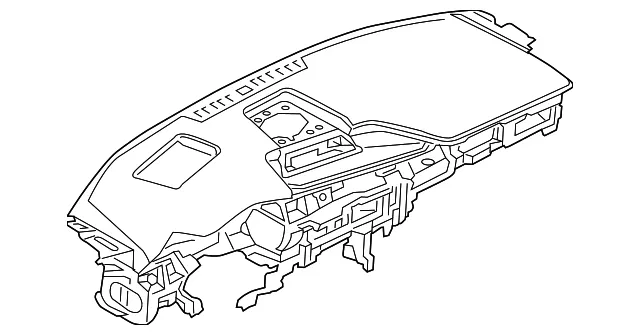 Instrument Panel - Mazda (BDGG-60-350D-02)