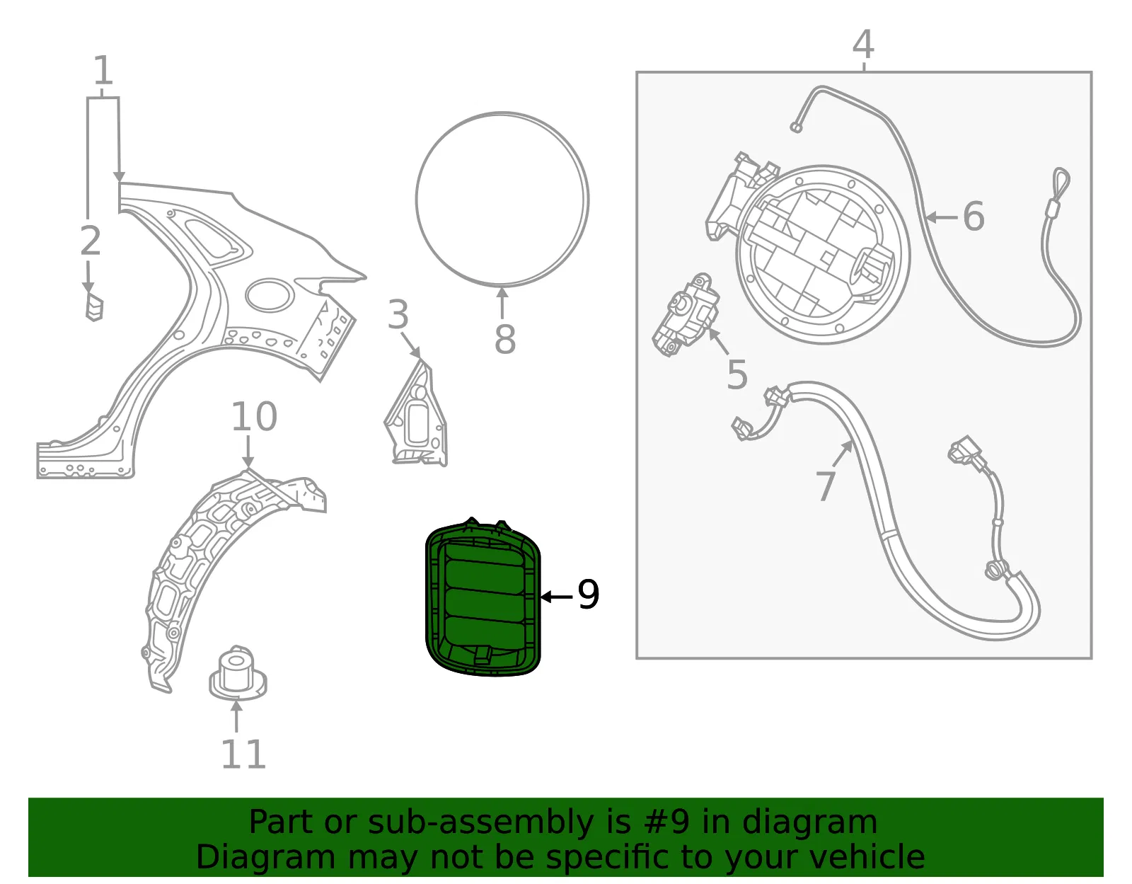 Pressure Vent - Mazda (BDTS-51-920A) - view 4