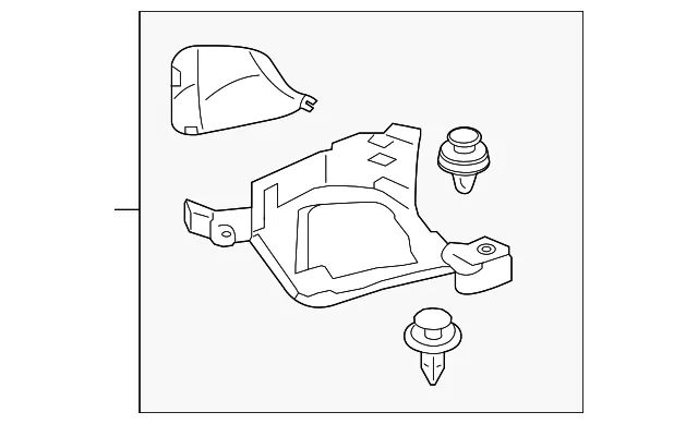 Cowl Trim - Driver's Side (LH) - Mazda (BDTS-68-390-02)