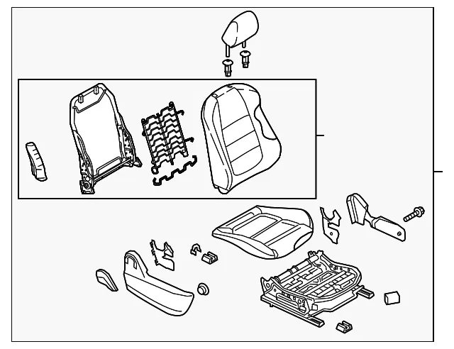 Seat Assembly - Mazda (BFHD-57-100-02)