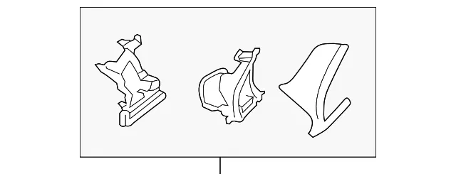 Instrument Panel Trim Panel - Mazda (BGKN-55-130B-39)