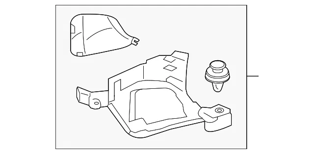 Cowl Trim - Passenger Side (RH) - Mazda (BHN9-68-370A-02)