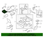 Console Panel - Mazda (BHPD-64-449A) - view 4