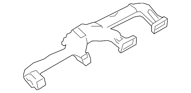 Instrument Panel Air Duct - Mazda (BHPD-64-94Y)