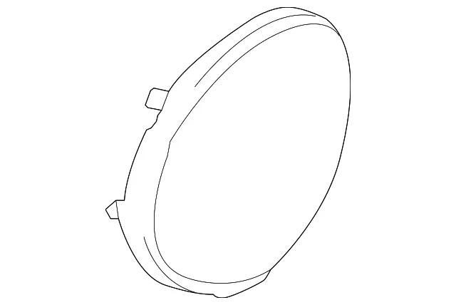 Instrument Panel Lens - Mazda (BHR1-55-447) - view 2