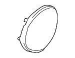 Instrument Panel Lens - Mazda (BHR1-55-447) - view 5
