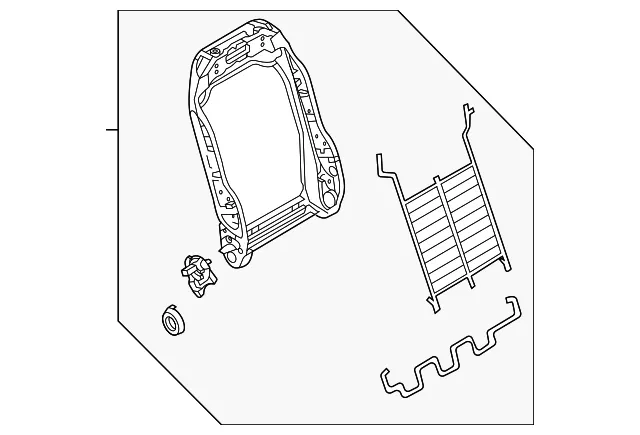 Seat Back Frame - Mazda (BJDJ-88-630)