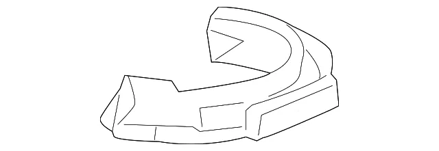 Lower Seat - Mazda (BJS7-34-0A3A) - view 2