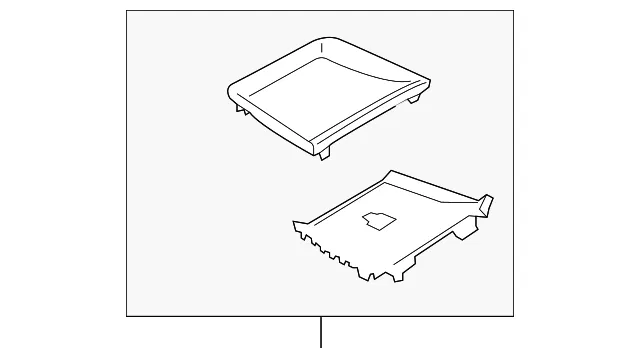 Console Compartment - Mazda (BJS7-64-360) - view 2