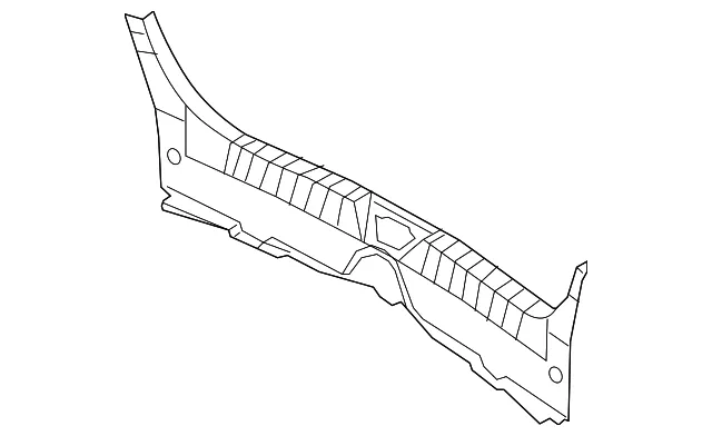 Trunk Trim Scuff Plate - Mazda (BJS7-68-89X) - view 2