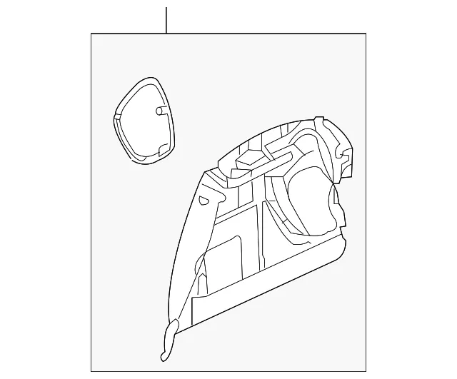 Trunk Side Trim - Driver's Side (LH) - Mazda (BN8F-68-870E-02)