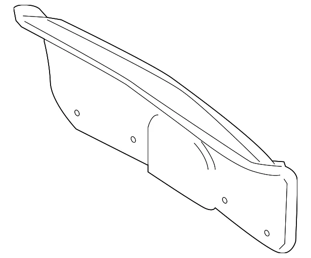 Trunk Lid Trim - Mazda (BN8P-68-8W1A) - view 2