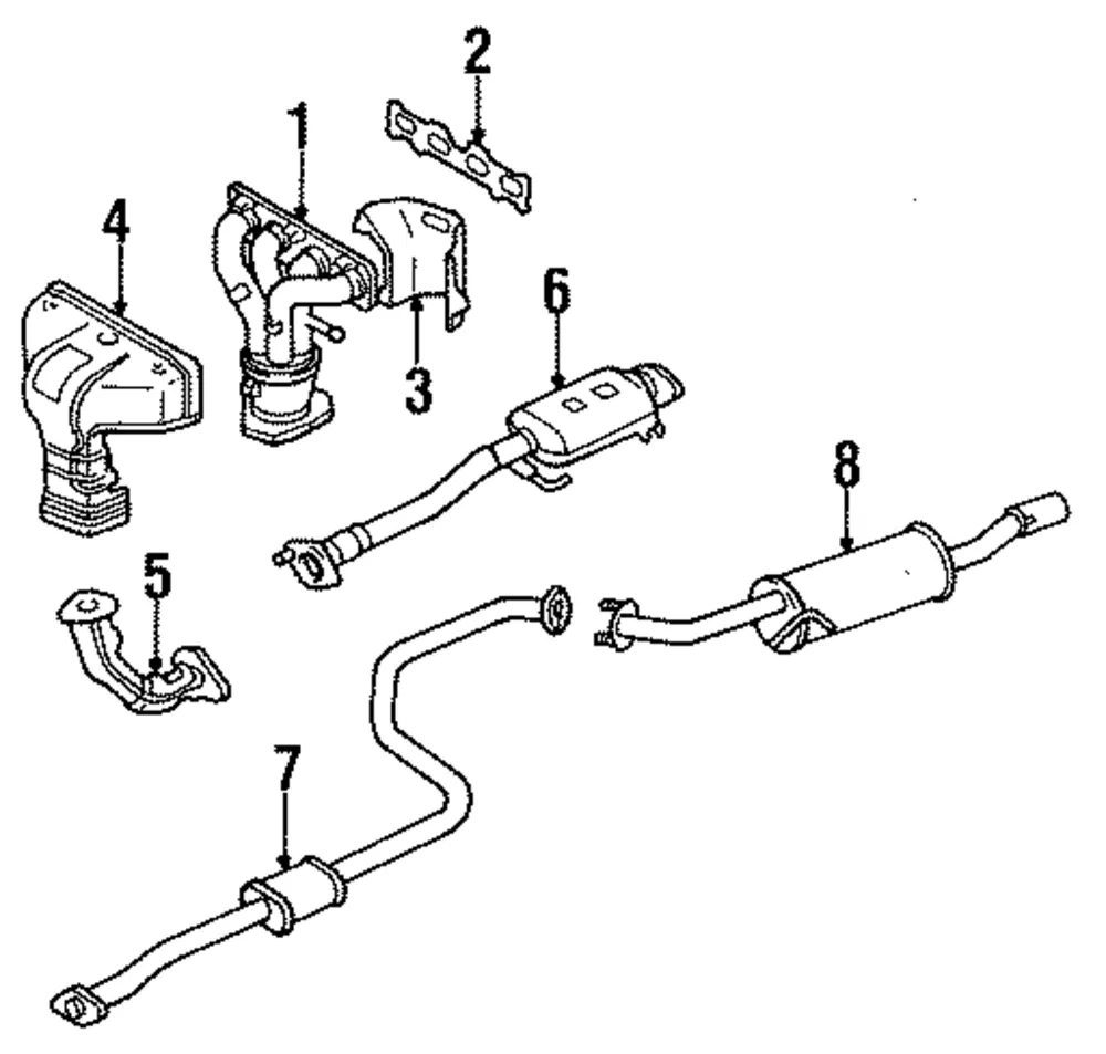 Silencer Pre - MAZDA (BP4740300E)
