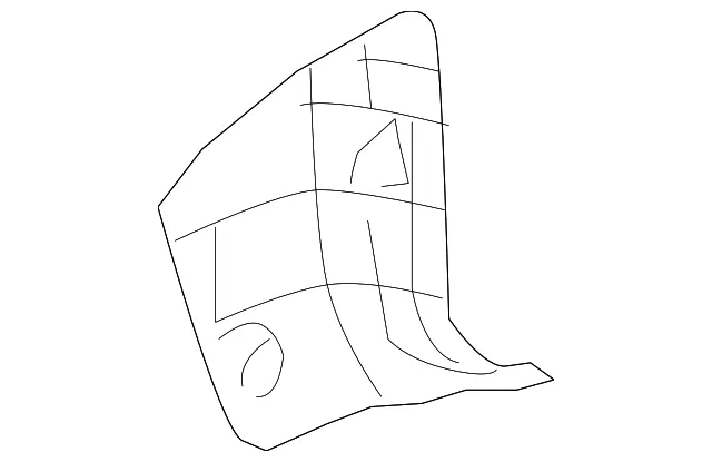 Cowl Trim - Passenger Side (RH) - Mazda (BP4K-68-370G-02)