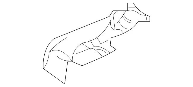 Upper Trim - Driver's Side (LH) - Mazda (BP4K-68-86ZG-02)