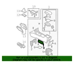 PLATE CONSOLE - MAZDA (BP4K64433B) - view 4