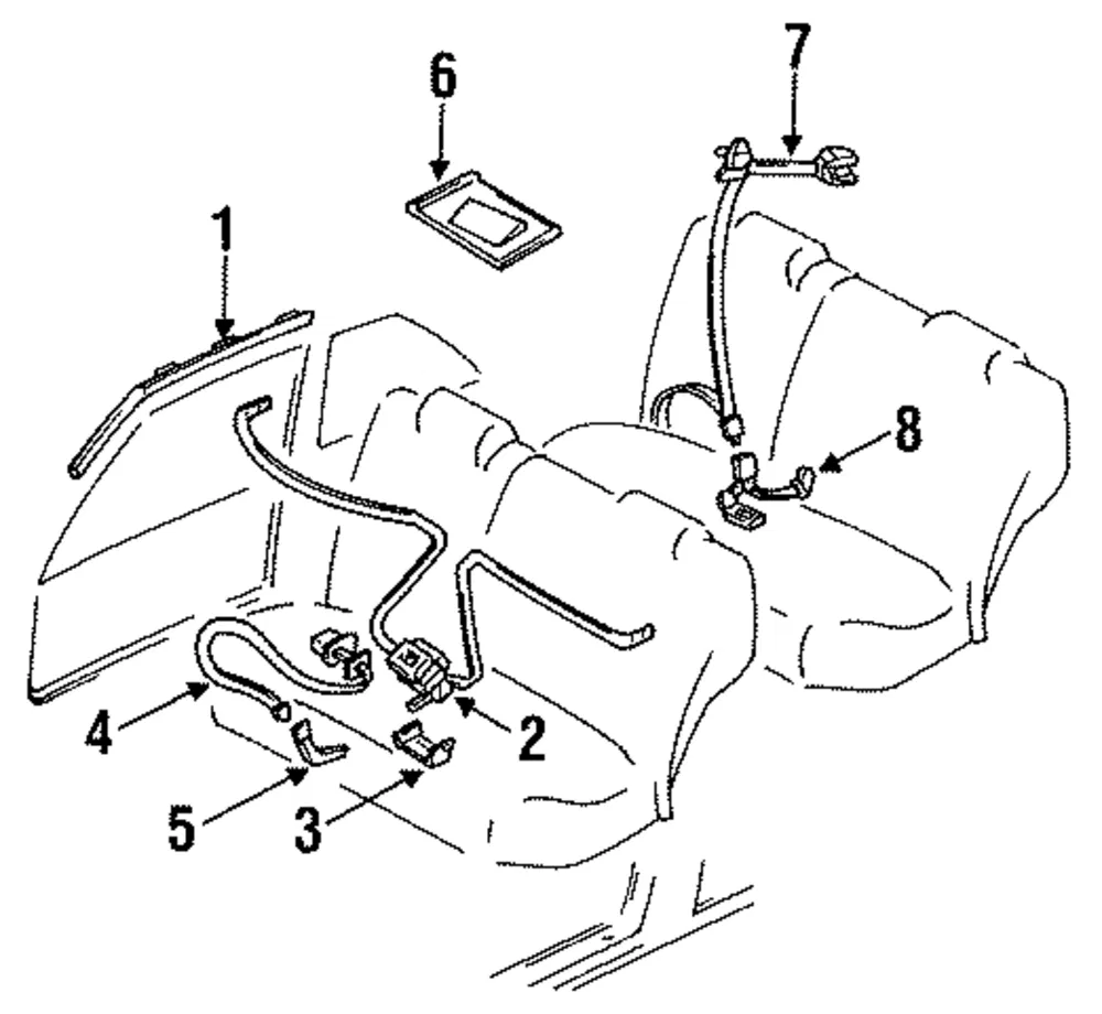 Belt Lt Frt Seat - MAZDA (BR7057680A32)