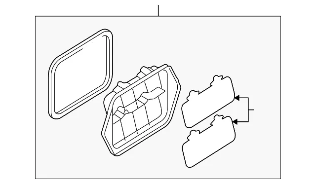 Vent Assembly - Mazda (BS4N-51-920) - view 2