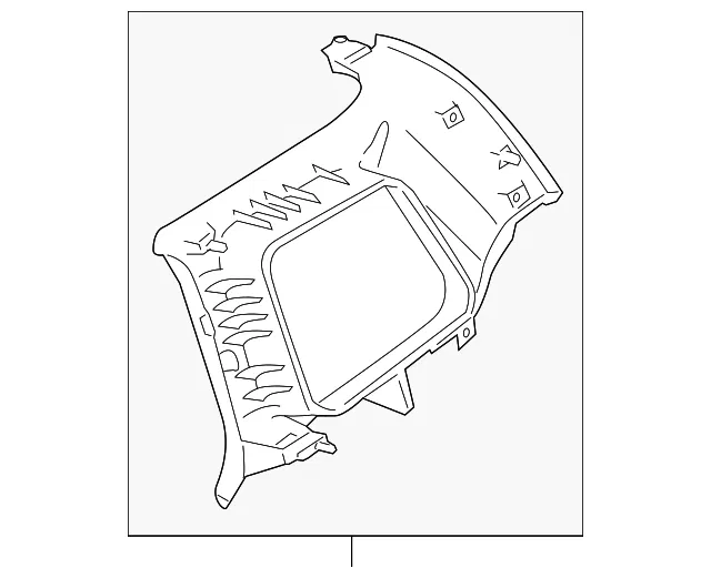 Upper Trim Panel - Passenger Side (RH) - Mazda (C235-68-250J-77)