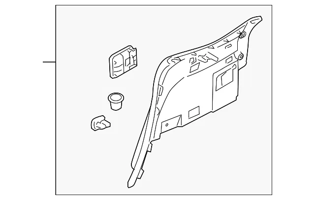Trim Lt Trunk - MAZDA (C23568870G02)