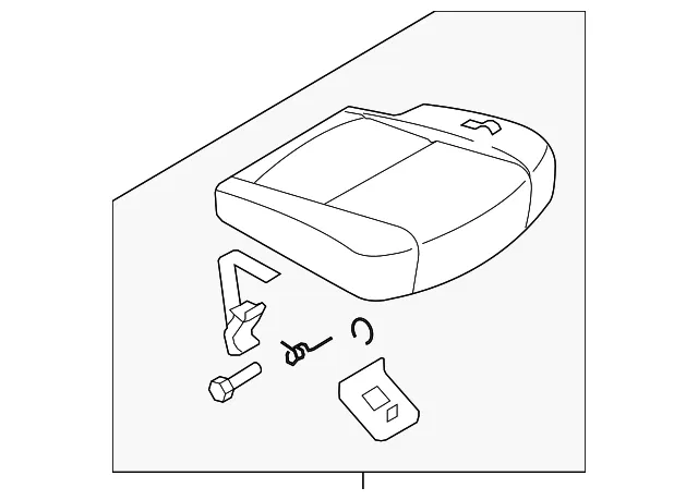 CUSHION REAR SEAT - MAZDA (C31588210B02)