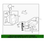 ARMREST RT RR - MAZDA (C322882A0A02) - view 4