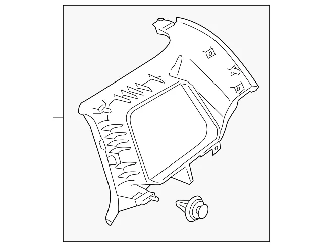 Upper Trim Panel - Passenger Side (RH) - Mazda (C513-68-250B-75)
