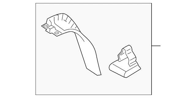 Side Gate Trim - Driver's Side (LH) - Mazda (C513-68-950B)