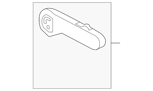 Armrest - Passenger Side (RH) - Mazda (C597-88-2D0-02)