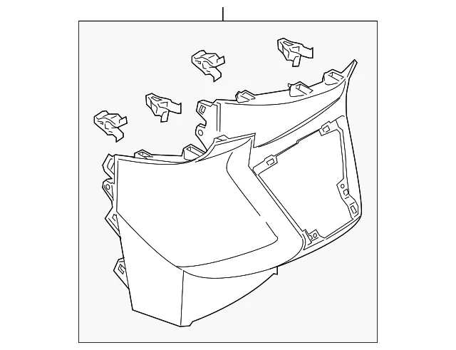 Console Front - MAZDA (CC2964320F02)