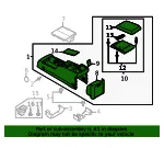 CONSOLE REAR - MAZDA (CC2964420F34) - view 4