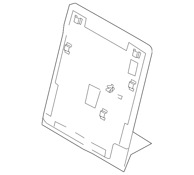 Board Rr Seat Back - Passenger Side (RH) - Mazda (CC43-88-3N0A-02)