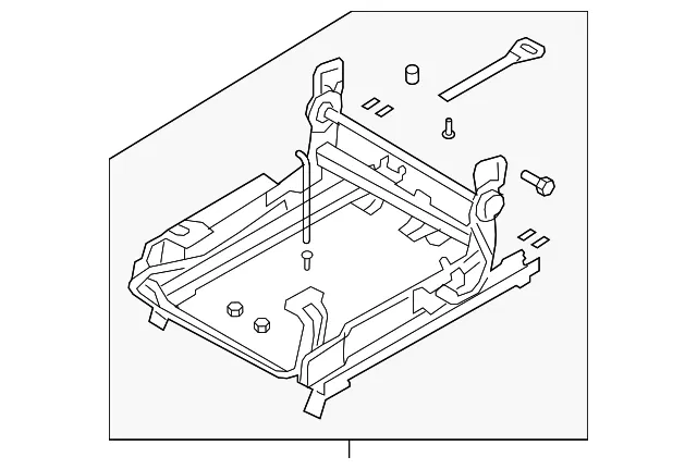 Seat Track - Driver's Side (LH) - Mazda (CC43-88-97X-02)
