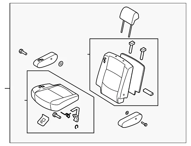 Seat Assembly - Driver's Side (LH) - Mazda (CE49-57-25X-34)