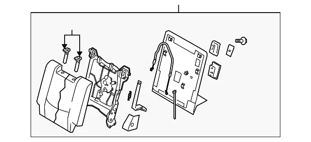 BACK RR SEAT - MAZDA (CE4988330D34)