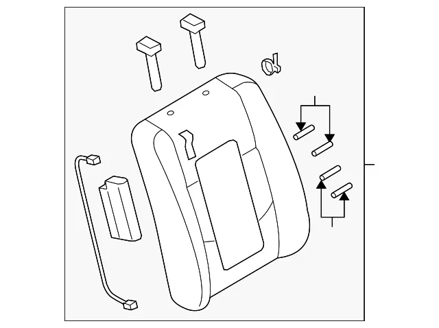 BACK L FRONT SEAT - MAZDA (CE5388180A34)