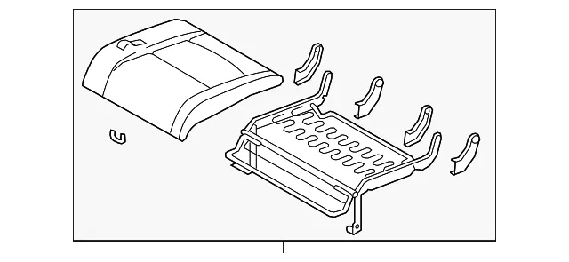 Cushion Assembly - Driver's Side (LH) - Mazda (CG17-88-360-34)