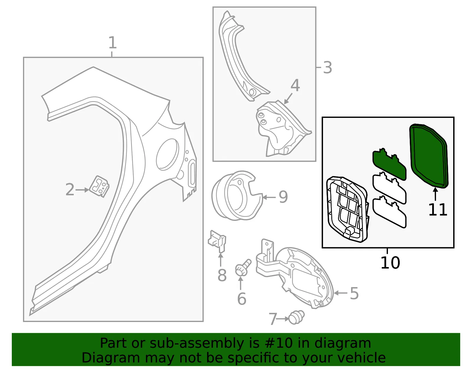 Pressure Vent - Mazda (D651-51-920A) - view 3