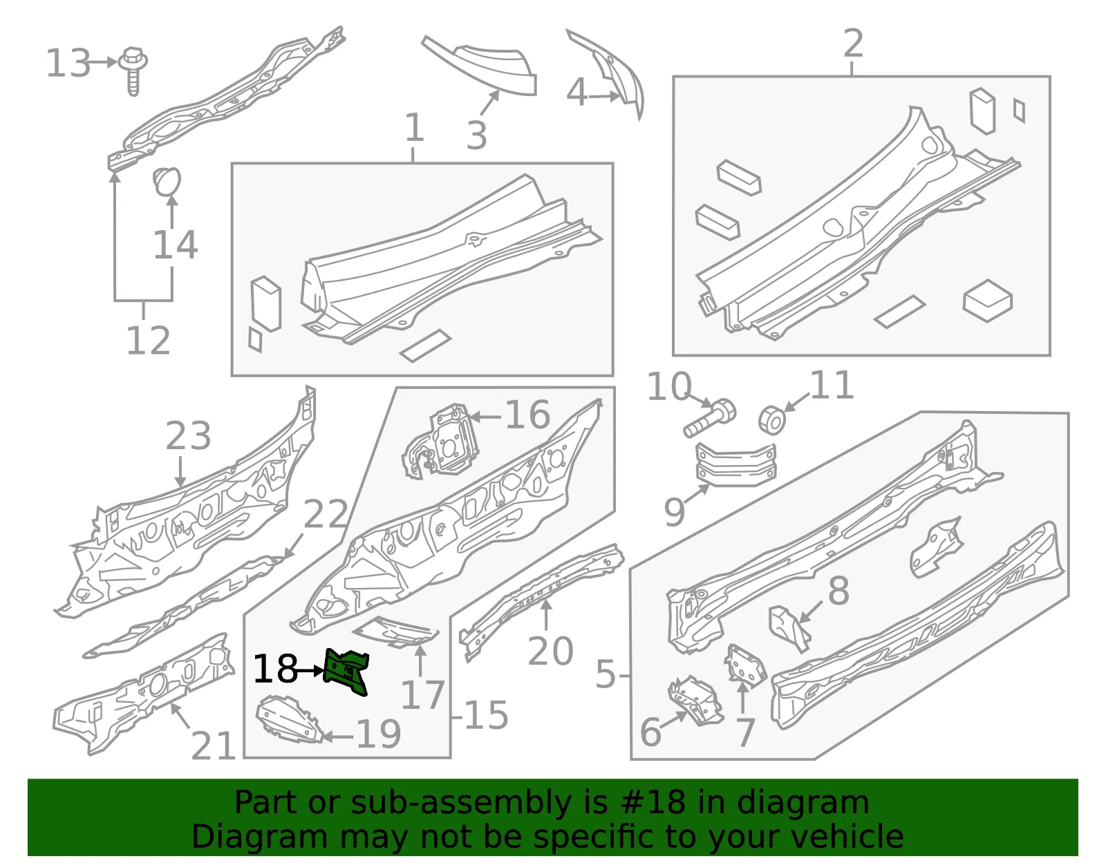 Dash Panel Lower Bracket - Passenger Side (RH) - Mazda (D651-53-342) - view 2