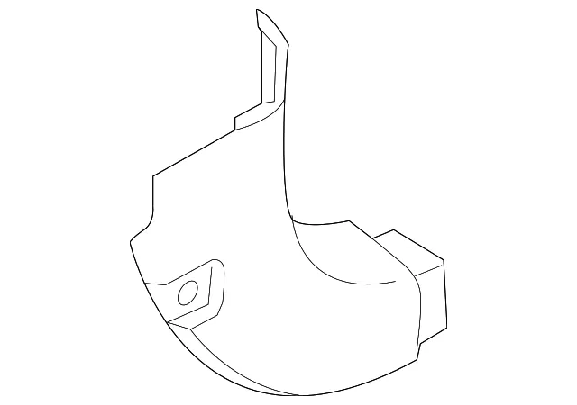 Cowl Trim - Passenger Side (RH) - Mazda (D651-68-370B)