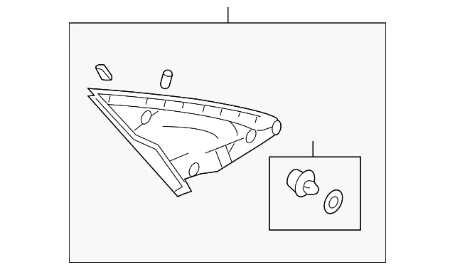 Upper Trim Panel - Driver's Side (LH) - Mazda (D651-69-171A)